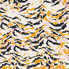 Naklejka premium Cool Animal Mix Skin. Animal Skin Design Pattern.