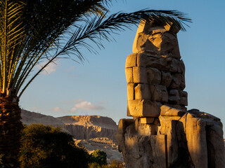 so called colossi of memnon near luxor