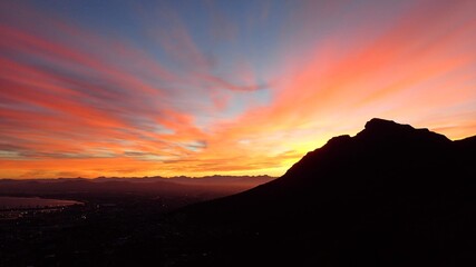 Obraz premium Sunrise from Table Mountain