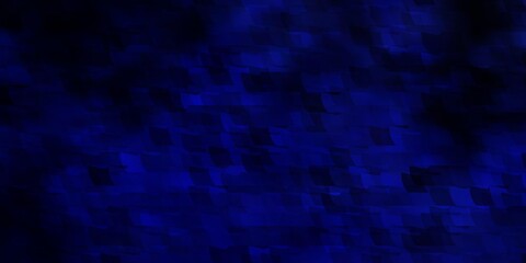 Dark BLUE vector background in polygonal style.