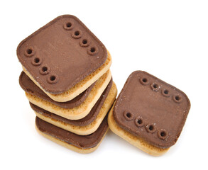 Chocolate cream cookies