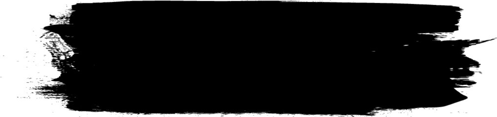 Obraz premium Grunge Paint Roller . Vector brush Stroke . Distressed banner . Black stripes isolated. paintbrush collection . Modern Textured shape . Dry border in Black . Bulge lines