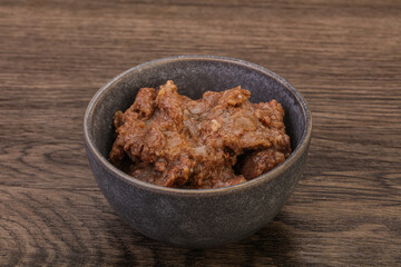 Gurmet venison stew with spices