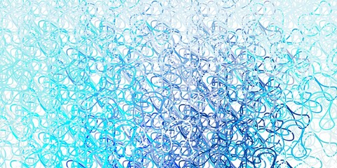 Light blue vector background with bent lines.