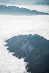 Fototapeta premium mountain lake in winter