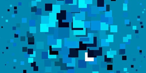 Light BLUE vector texture in rectangular style. Abstract gradient illustration with rectangles. Template for cellphones.
