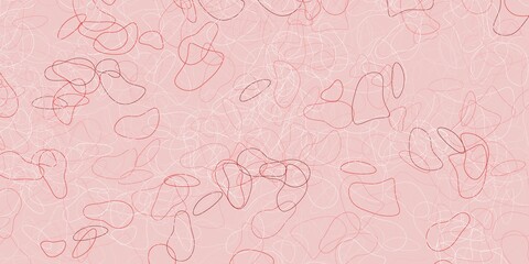 Light orange vector template with abstract forms.