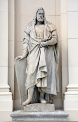 Fototapeta premium Statue von Albrecht Dürer, Künstlerhaus, Wien, Österreich