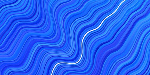 Obraz premium Light BLUE vector background with lines. Gradient illustration in simple style with bows. Pattern for ads, commercials.