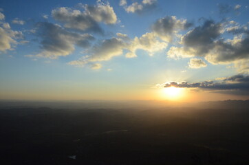 Fototapeta premium Sunset at Topo do Mundo (translated name: Top of the World)