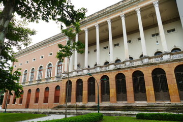 Paz Theater in the historical old town of Belem do Para, Brazil 