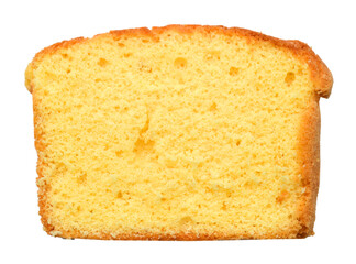 tasty muffin cake, isolated on white