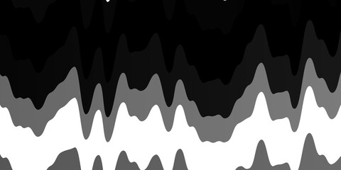 Light Gray vector template with curved lines. Bright sample with colorful bent lines, shapes. Best design for your ad, poster, banner.