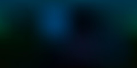 Dark Blue, Green vector blur template.