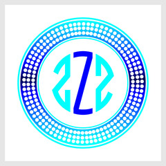 Luxury Logo set with Flourishes Calligraphic Monogram design for Premium brand identity. blue Letter with Graceful Royal Style.
Calligraphic Beautiful Logo. Vintage Drawn Emblem