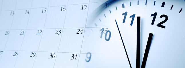 Clock and calendar
