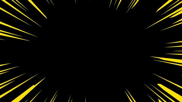 集中線の背景動画素材。マンガやコミックの集中線。
Concentrated line background material.
Concentrated line of manga and comics.