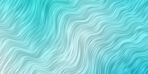 Light Blue, Green vector template with wry lines. Colorful illustration with curved lines. Design for your business promotion.