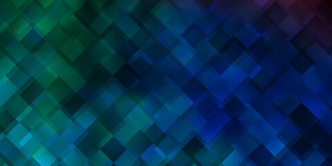 Light Blue, Red vector layout with lines, rectangles.