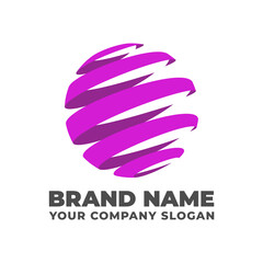 Obraz premium Earth sphere logo