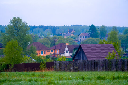 image of a holiday village in the distance