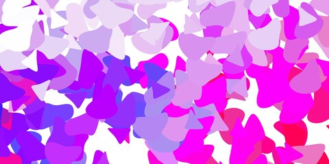 Light blue, red vector texture with memphis shapes.