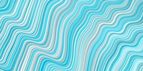 Light BLUE vector background with bent lines. Brand new colorful illustration with bent lines. Template for cellphones.