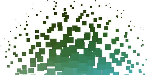 Light Blue, Green vector background with rectangles. Abstract gradient illustration with colorful rectangles. Modern template for your landing page.