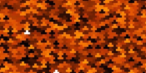 Dark Orange vector layout with lines, rectangles. Illustration with a set of gradient rectangles. Pattern for commercials, ads.