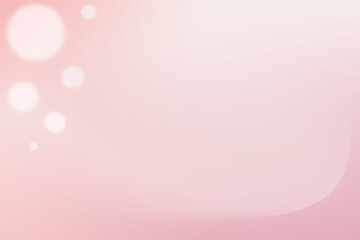 Abstract ligh pink light Bokeh background Soft white mist with copy space.