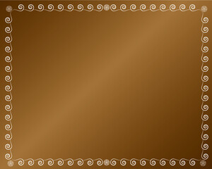 background brown frame