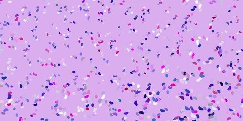 Light pink, green vector template with abstract forms.