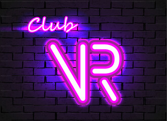 Virtual Reality neon