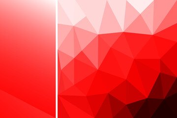 Obraz premium Red abstract background polygon. Geometric backdrop.