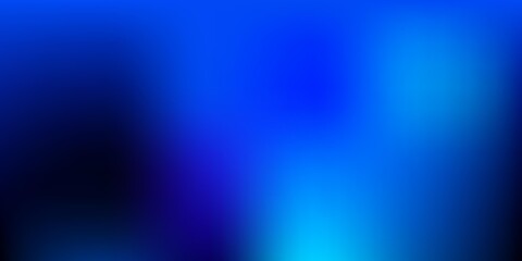 Dark BLUE vector gradient blur template.