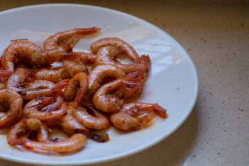 Gambones y Gambas fritas