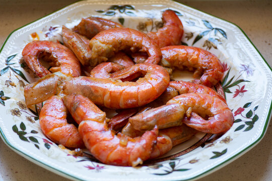 Gambones y Gambas fritas