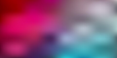 Light blue, red vector gradient blur background.