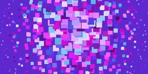 Light Pink, Blue vector template in rectangles. Rectangles with colorful gradient on abstract background. Template for cellphones.