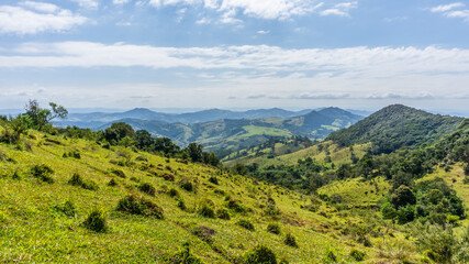 beautiful mountains in brazil, a view of the state of minas gerais