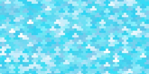 Light BLUE vector background with rectangles. Modern design with rectangles in abstract style. Design for your business promotion.