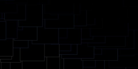 Dark BLUE vector background in polygonal style. Abstract gradient illustration with rectangles. Modern template for your landing page.