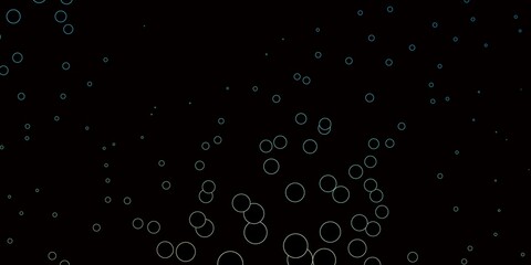 Dark Blue, Yellow vector backdrop with dots. Colorful illustration with gradient dots in nature style. Pattern for wallpapers, curtains.