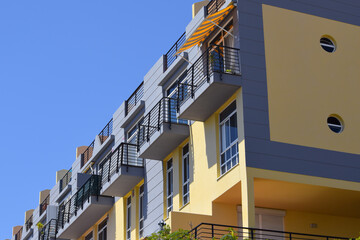 European buildings in Candelaria, Santa Cruz de Tenerife, Spain