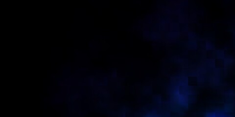 Dark BLUE vector background in polygonal style.