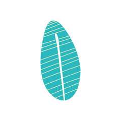 abstract leaves concept, leaf icon, flat style
