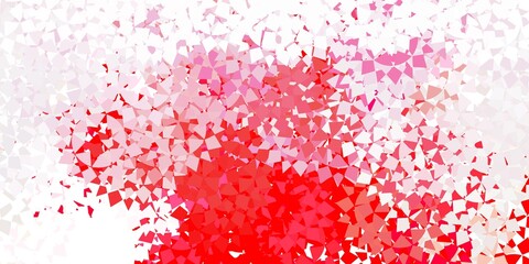 Light blue, yellow vector backdrop with lines, triangles.