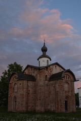 Fototapeta na wymiar Veliky Novgorod. Church of Paraskeva-Friday on the Torga