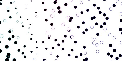 Dark Blue, Red vector background with spots. Colorful illustration with gradient dots in nature style. New template for a brand book.