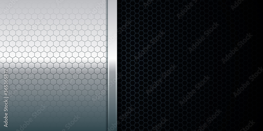 Poster dark blue abstract background overlap layers texture with white element decoration